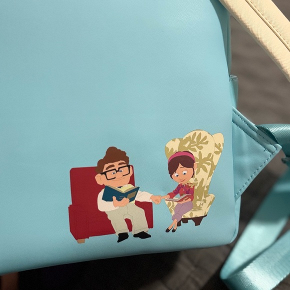LoungeFly Disney Pixar UP Carl & Ellie Lifetime Scenes Backpack-VERY Gently Used main image 6